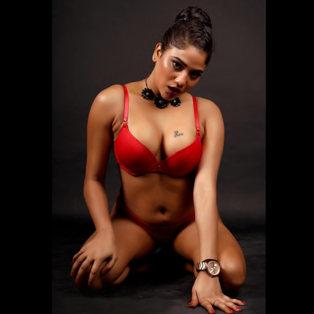 ruks khandagale red bra image