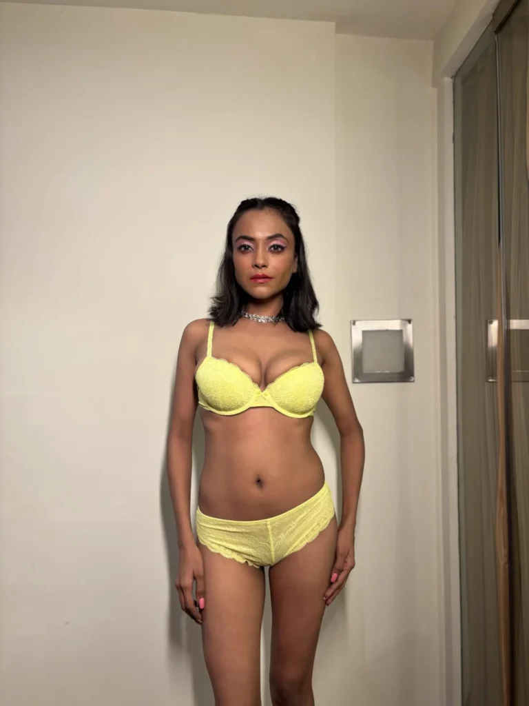 Nehal yellow bra pic